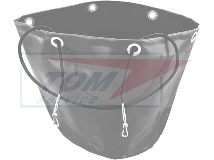 Vak ochranný závěsu šedý